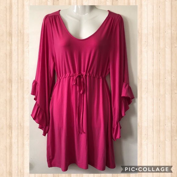 Boutique-Tracy Negoshian Felicity dress in pink - Picture 2 of 8